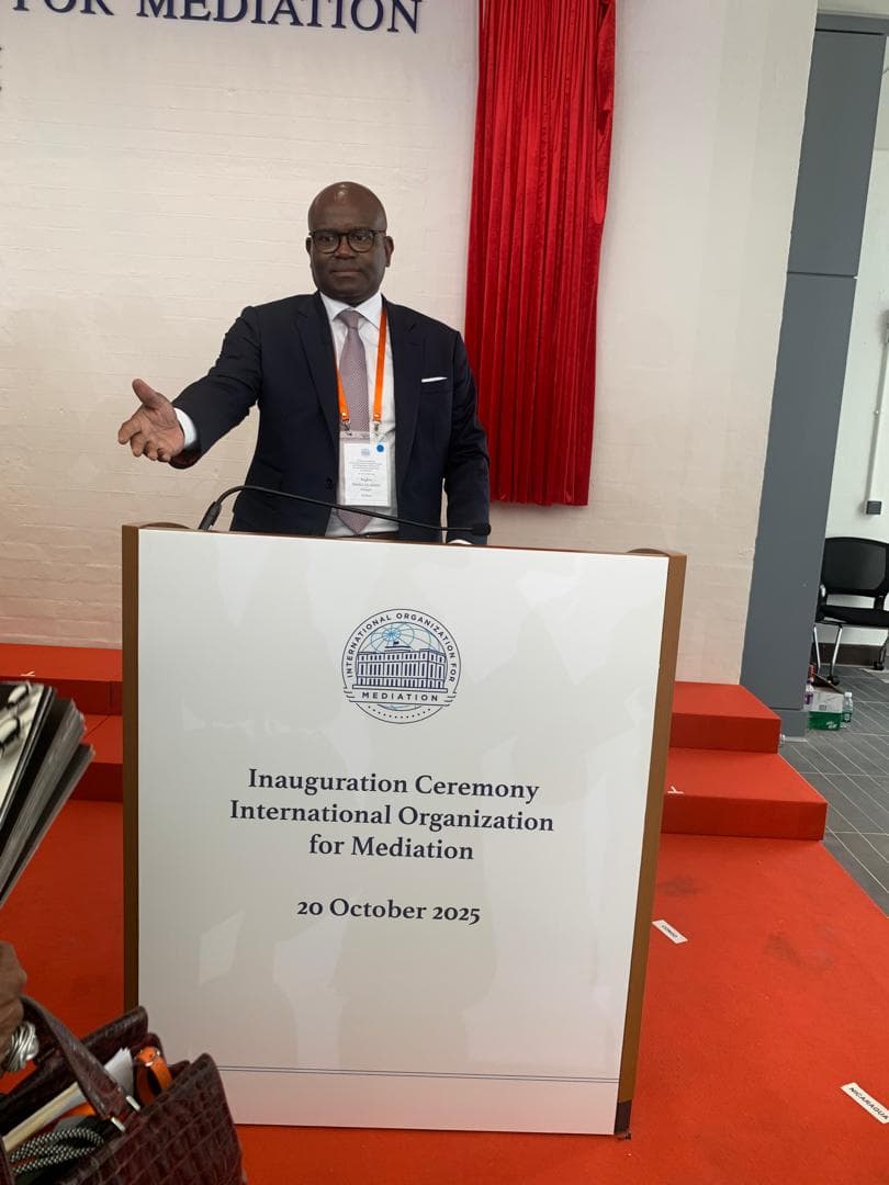 Ceremonie de l'international organization for Mediation